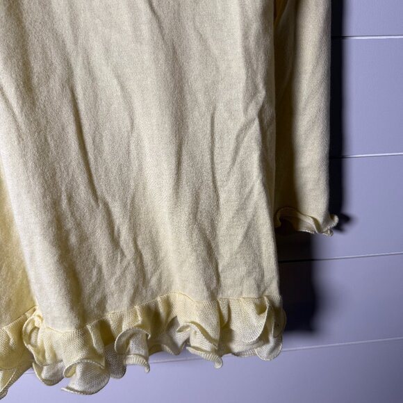 Magaschoni Cashmere & Cashmere Blend Sweater Cardigan Set Butter Yellow Size Med - Picture 4 of 12